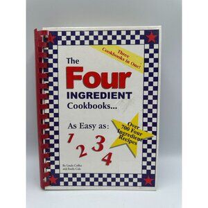 The Four Ingredient Cookbooks Linda Coffee & Emily Cale 1990 Spiral Paperback